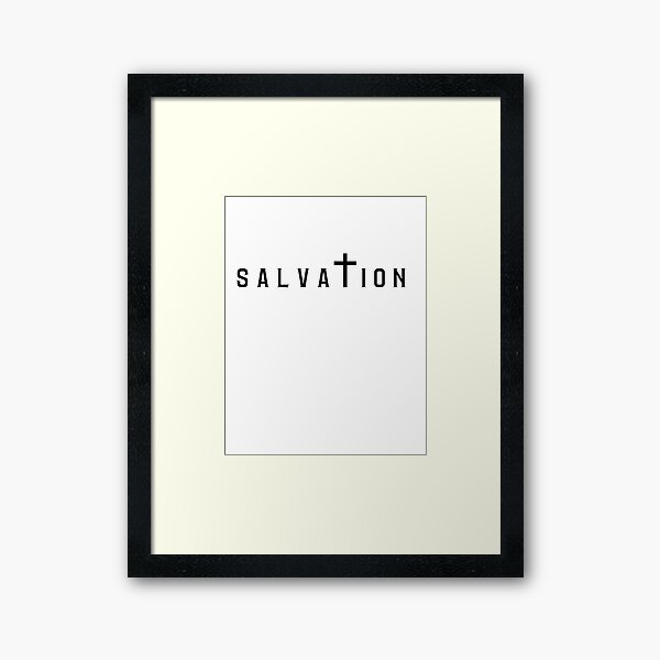 Item preview, SALVATION forever JESUS  designed and sold by Faith-and-Light.