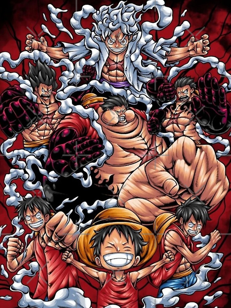 Anime One Piece Monkey D Luffy Gear 5 One Piece Poster