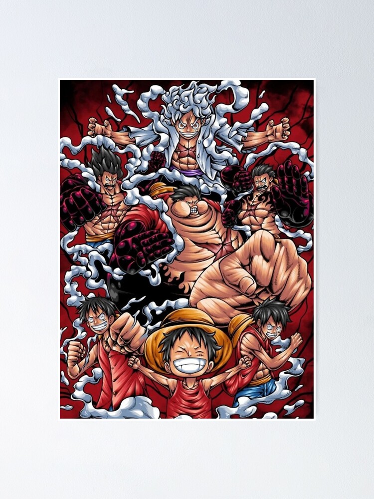 ONE PIECE MONKEY D LUFFY ANIME GEAR 5 | Poster