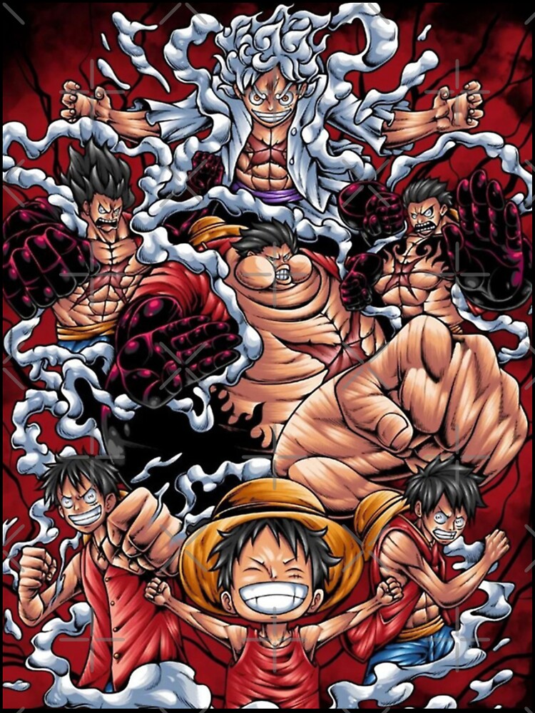 One Piece Anime - Luffy - 80s Retro