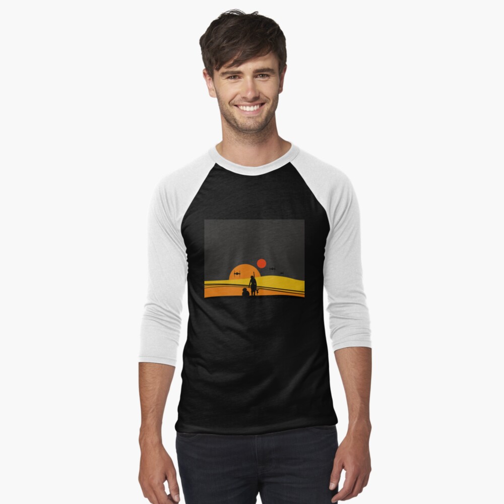 Item preview, Baseball ¾ Sleeve T-Shirt designed and sold by yellowmadcat.