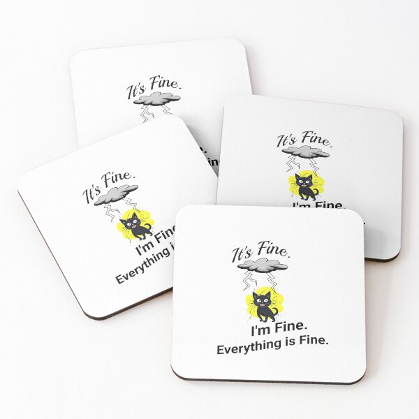 Item preview, It's Fine. I'm Fine. Everything is Fine! designed and sold by 5PointsDigital.