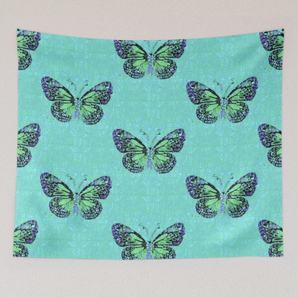 Item preview, Butterfly Music on Turquoise  designed and sold by IvaRenee.