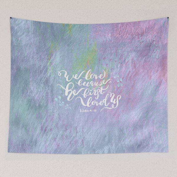 Item preview, He First Loved Us - 1 John 4:19 designed and sold by joyfultaylor.