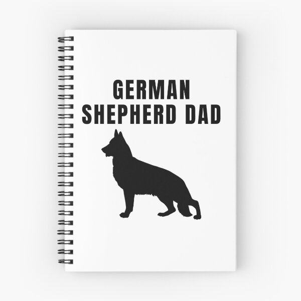 Item preview, German Shepherd Dad Black Text Silhouette  designed and sold by GSDDESIGNMERCH.