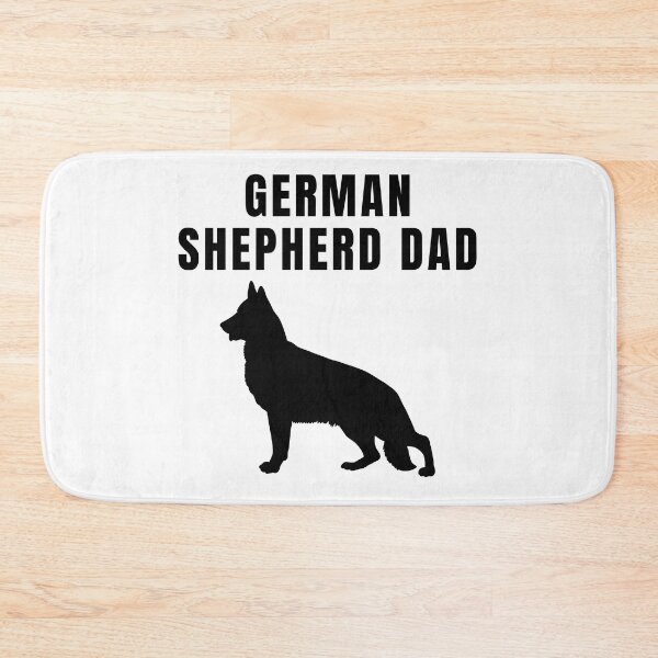 Item preview, German Shepherd Dad Black Text Silhouette  designed and sold by GSDDESIGNMERCH.