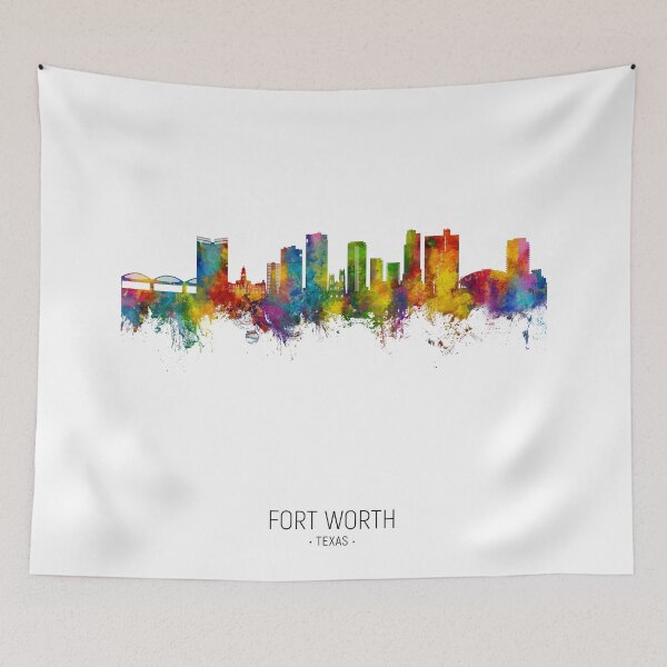 Item preview, Fort Worth Texas Skyline designed and sold by ArtPrints.