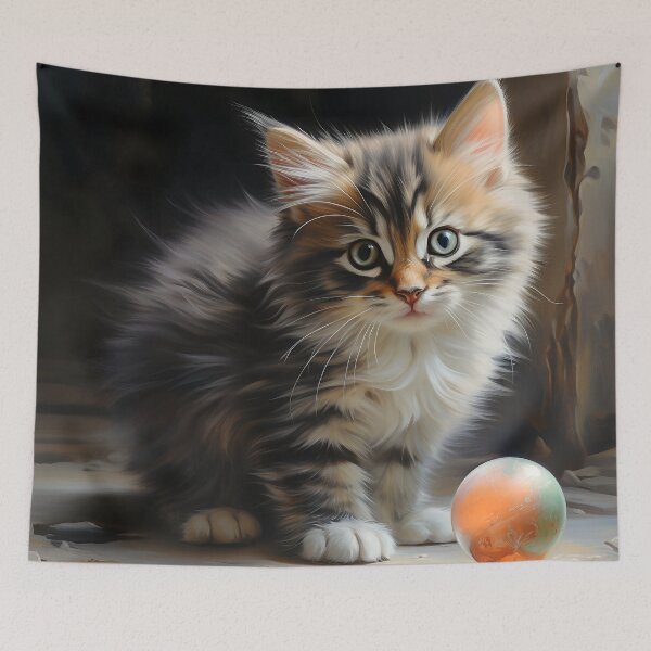 Item preview, Cute Ginger Kitten 2 designed and sold by Art by Lilia.