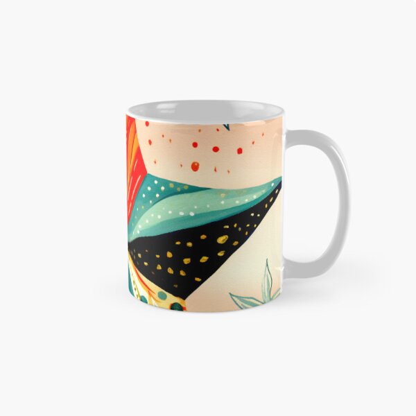 Item preview, Star Design Coral, mint, navy, gold, white 2 designed and sold by Highlandkings.