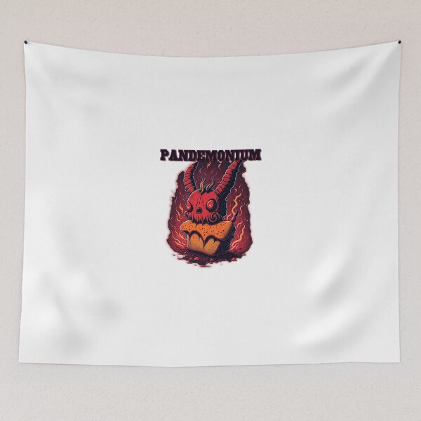 Item preview, Pandemonium, demon, red, hell, bread designed and sold by Chemikal1993.