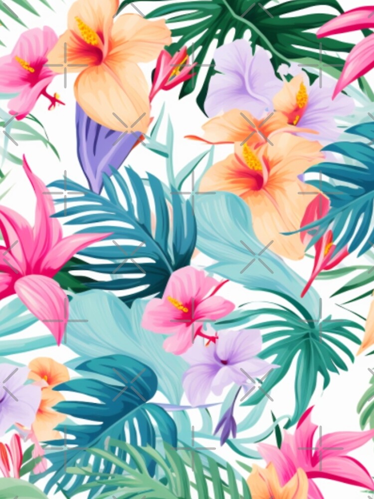 Discover Dream floral tropical 1 | Leggings