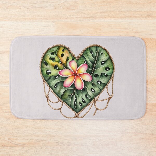 Item preview, Monstera Frangipani Heart #2 designed and sold by Jasardpu.