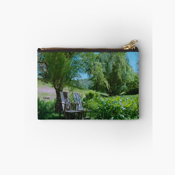 Item preview, Chairs Under Trees Color Photo designed and sold by brycecphotos.