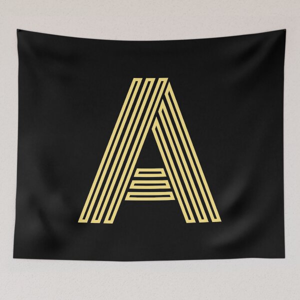 Item preview, Letter A Geometric Lines designed and sold by Jeallan Designs.