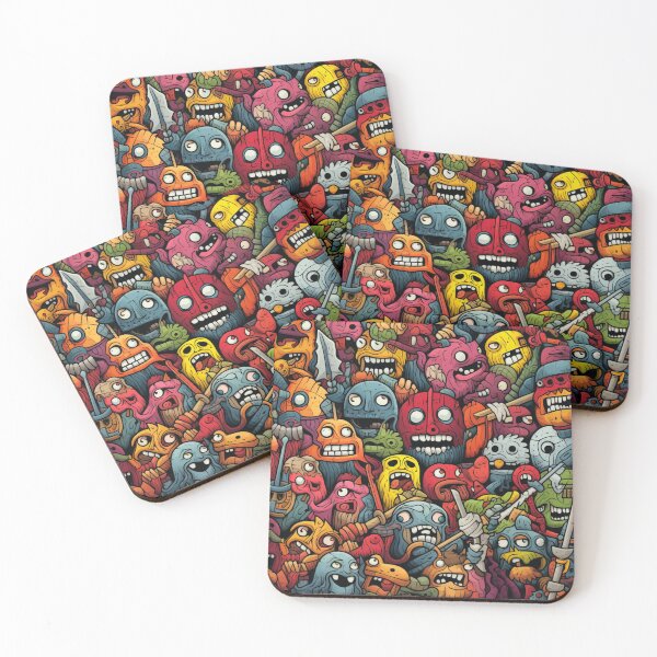 Item preview, (Non Pattern) Funny horror background photo featuring monster designed and sold by AlienSkinEyes.