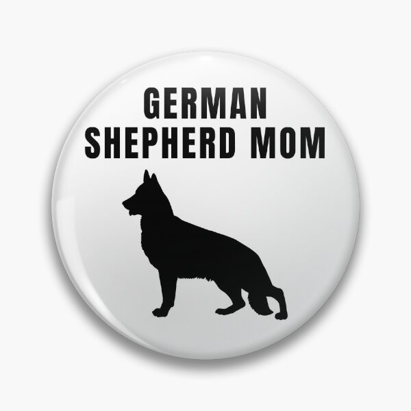 Item preview, German Shepherd Mom Black Text Silhouette  designed and sold by GSDDESIGNMERCH.