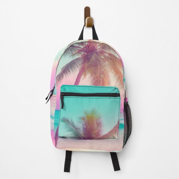 Item preview, Beautiful Lonesome Palm Tree Pastel Pink Beach Sunset designed and sold by SassyArtistry.