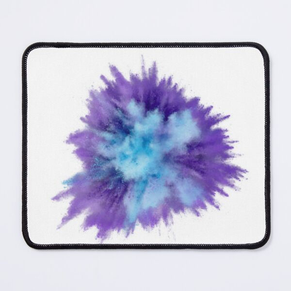 Item preview, Colored powder explosion on white background. Abstract closeup dust on backdrop. Colorful explode. designed and sold by MTShoppingLine.