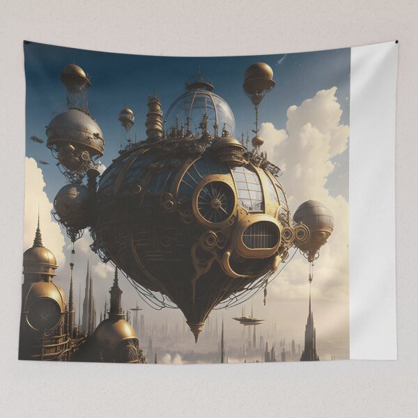Item preview, A magical steampunk city designed and sold by DC Shop.