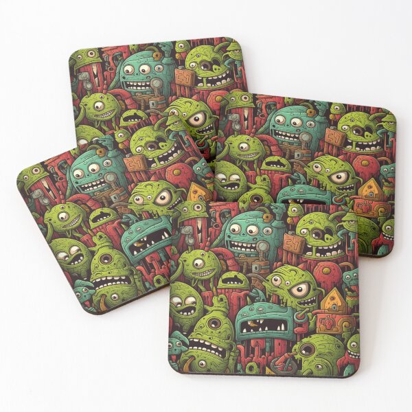 Item preview, (Non Pattern) Funny horror background photo featuring monster designed and sold by AlienSkinEyes.