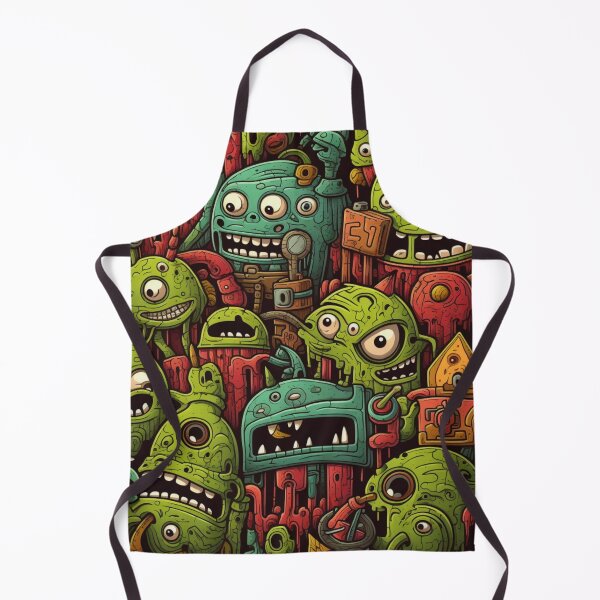 Item preview, (Non Pattern) Funny horror background photo featuring monster designed and sold by AlienSkinEyes.