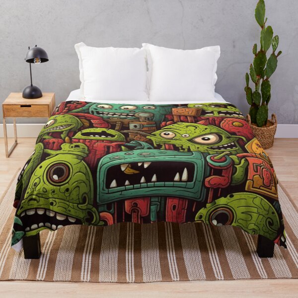 Item preview, (Non Pattern) Funny horror background photo featuring monster designed and sold by AlienSkinEyes.