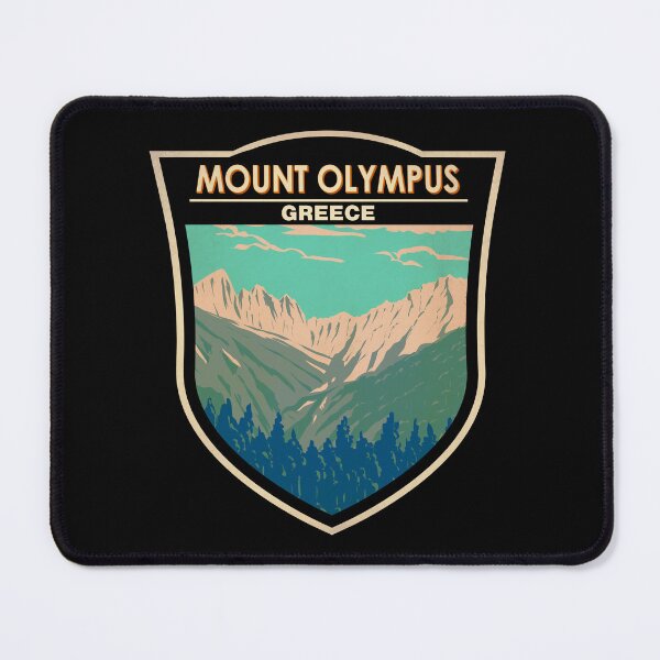 Item preview, Mount Olympus Greece Badge designed and sold by KrisSidDesigns.