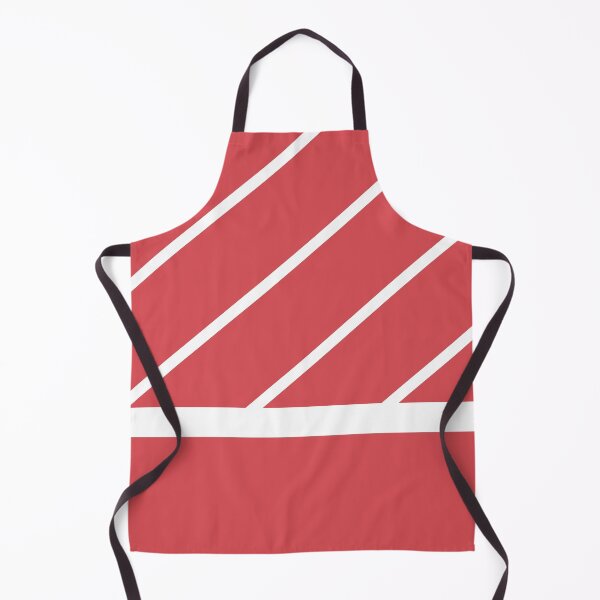 Item preview, White Minimal Modern Diagonal Stripe Pattern Radiant Red 011- 50 -32 - d74c53 2024 Trending Shades designed and sold by ColorOfTheYears.