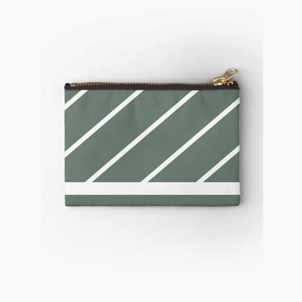 Item preview, White Minimal Modern Diagonal Stripe Pattern Sage Leaf 072-45-06 - 6786c 2024 Trending Shades designed and sold by ColorOfTheYears.