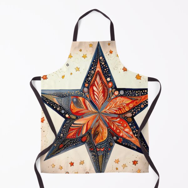Item preview, Star Design Coral, navy, gray, silver, gold designed and sold by Highlandkings.