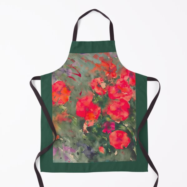 Item preview, Red gentle poppy flower watercolor print designed and sold by Kate1art.