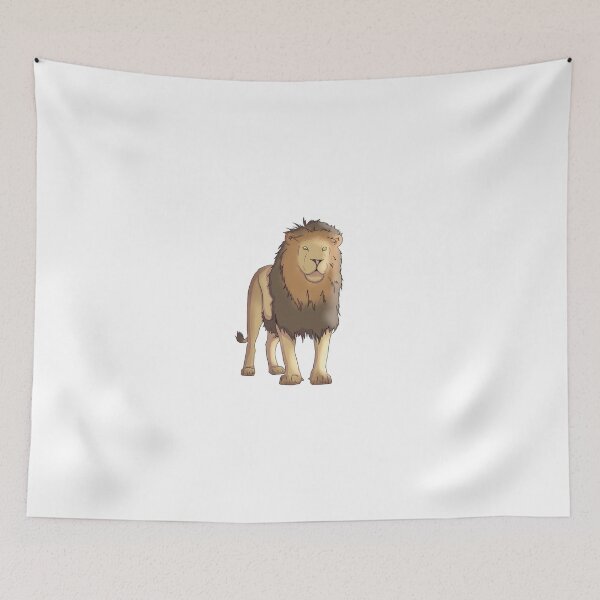Item preview, lion illustration designed and sold by Dead-Poule.