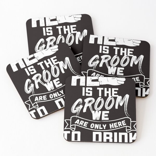 Item preview, He is the groom - Bachelor party w right  designed and sold by ThomLeve.