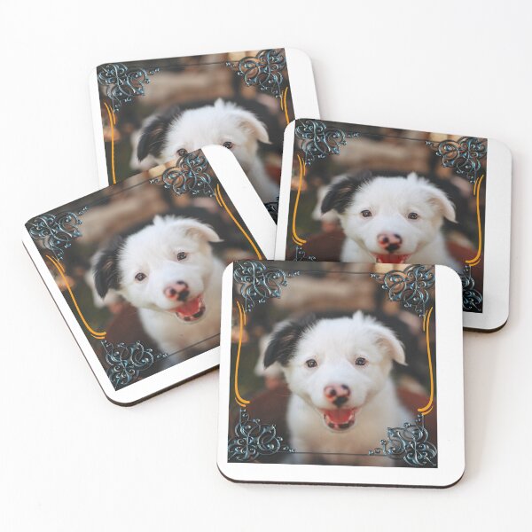 Item preview, The Cute Puppy Watching For Friends designed and sold by PopArtFever.