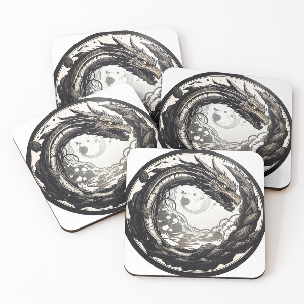 Item preview, Earthen Dragon Circle – Dark Fantasy for Nature’s Mystics! designed and sold by sadsapiens.