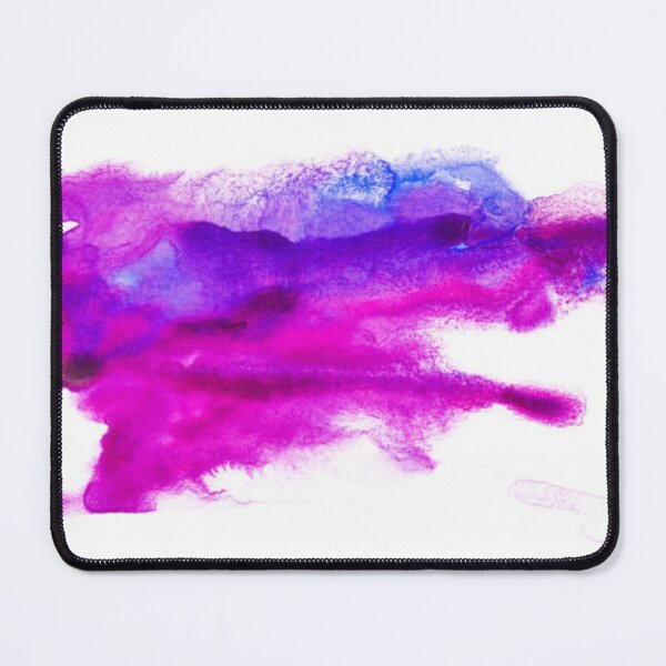 Item preview, Abstract purple with blue watercolor stain, blot smudge designed and sold by MTShoppingLine.