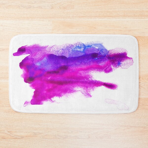 Item preview, Abstract purple with blue watercolor stain, blot smudge designed and sold by MTShoppingLine.