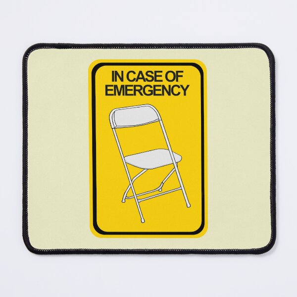 Item preview, Folding Chair In case of Emergency designed and sold by shopdiego.