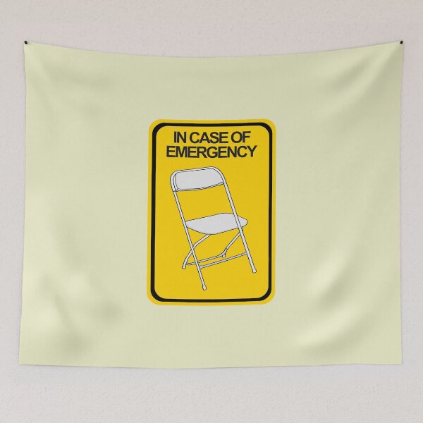 Item preview, Folding Chair In case of Emergency designed and sold by shopdiego.