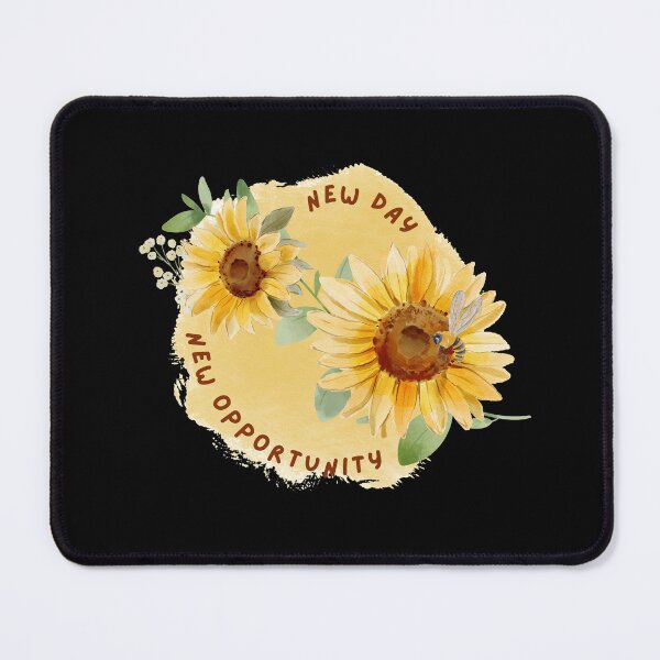 Item preview, New Day, New Opportunity | Watercolor Sunflowers designed and sold by Kimochi-Shop.
