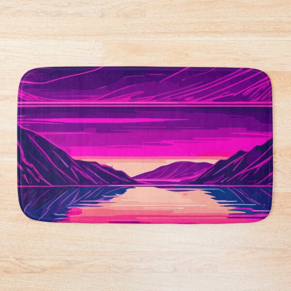 Item preview, Galactic Pop Art Landscape: Lakes, Mountains, and Celestial Dreams designed and sold by aylastyle.