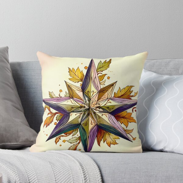 Item preview, Star Design Eggplant, lavender, sage, cream, gold designed and sold by Highlandkings.