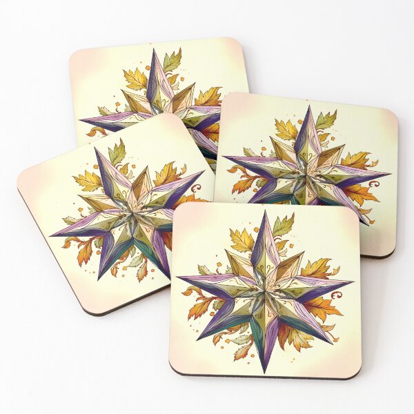 Item preview, Star Design Eggplant, lavender, sage, cream, gold designed and sold by Highlandkings.