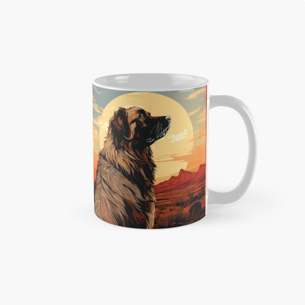Item preview, Wild West Leonberger Cartoon Dog Art designed and sold by Appyrances.
