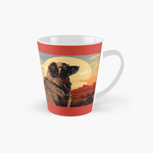 Item preview, Wild West Leonberger Cartoon Dog Art designed and sold by Appyrances.