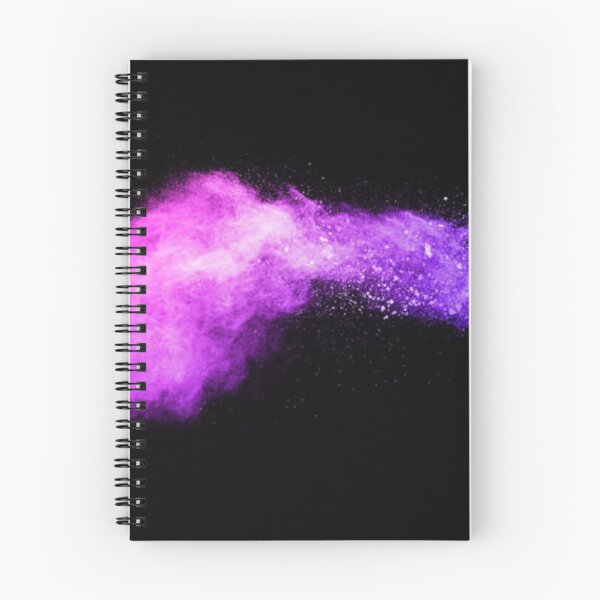 Item preview, Purple color powder explosion cloud on black background designed and sold by MTShoppingLine.