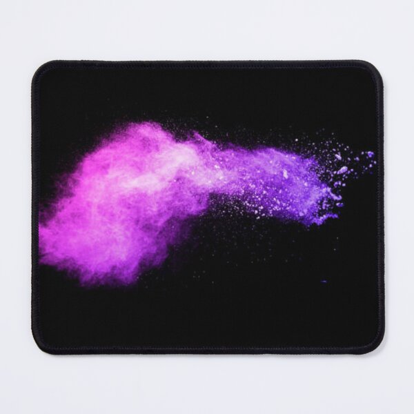 Item preview, Purple color powder explosion cloud on black background designed and sold by MTShoppingLine.