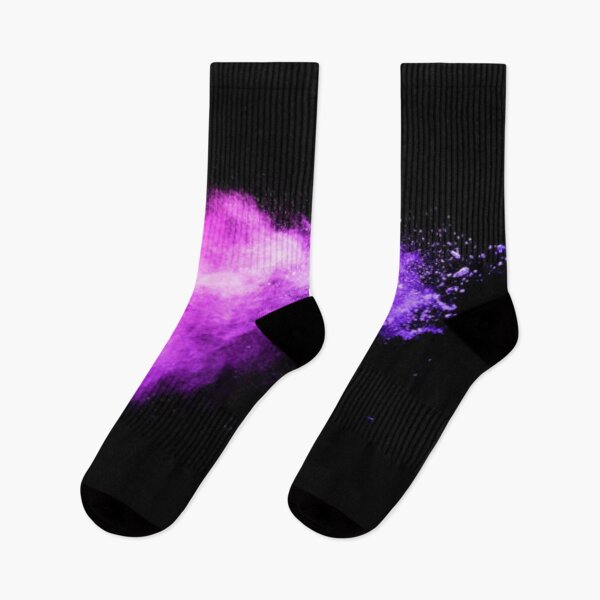 Item preview, Purple color powder explosion cloud on black background designed and sold by MTShoppingLine.