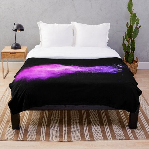 Item preview, Purple color powder explosion cloud on black background designed and sold by MTShoppingLine.