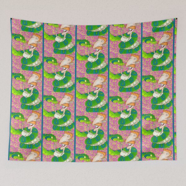 Item preview, Nigel Thornberry The Wild Thornberrys Neon Pattern 90s designed and sold by DinahBlalock.
